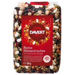 Bunte Hülsenfrüchte von Davert