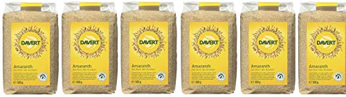 Davert Amaranth, Bio, das Korn der Azteken, 6 x 500g von Davert