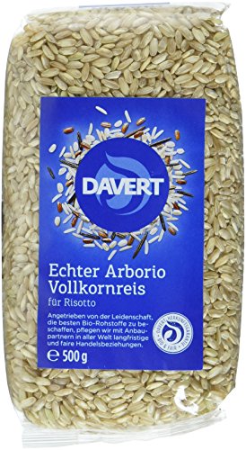 Davert Arborio Reis braun für Risotto, 6er Pack (6 x 500 g) - Bio von Davert