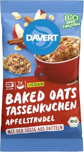 Davert Baked Oats Tassenkuchen Apfelstrudel 65g (2 x 65 gr) von Davert