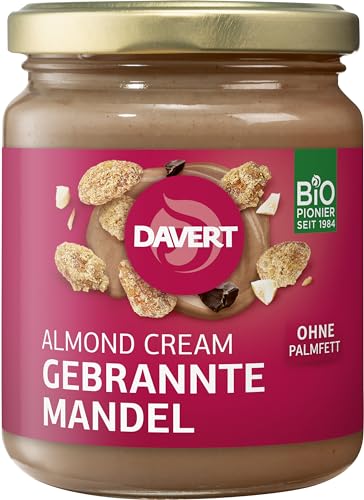 Davert Bio Almond Cream Gebrannte Mandel Aufstrich (6 x 250 gr) von Davert