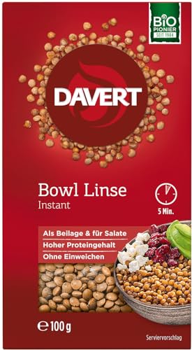 Davert Bio Bowl Linse Instant (2 x 100 gr) von Davert