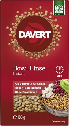 Davert Bio Bowl Linse Instant (2 x 100 gr) von Davert