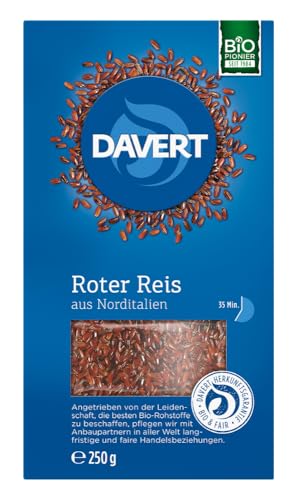 Davert Roter Piemont-Reis, natur (250 g) - Bio von Davert