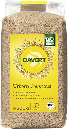 Davert Bio Urkorn Couscous aus Emmer (1 x 500 gr) von Davert
