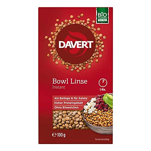 Davert Bowl Linse Instant, 100g von Davert