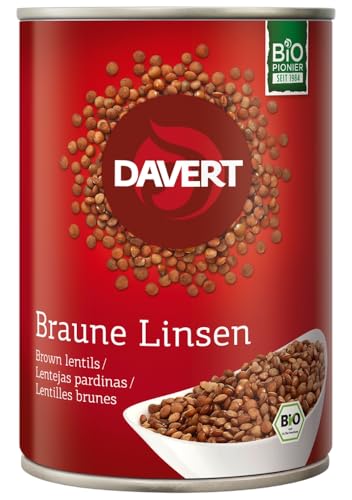 Davert Braune Linsen - Dose 400g von Davert