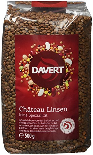 Davert Château Linsen, 2er Pack (2 x 500 g) - Bio von Davert
