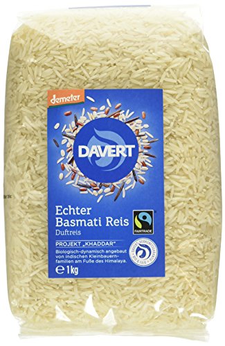 Davert Echter Basmati reis,weiß, 8er Pack (8 x 1 kg) von Davert