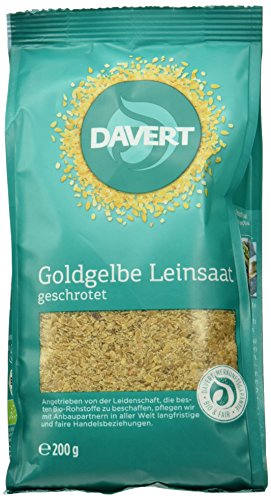 Davert Goldgelbe Leinsaat, 6er Pack (6 x 200 g) von Davert