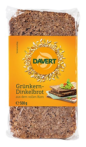Davert Grünkern-/Dinkelbrot 6er Pack (6 x 500 g) - Bio von Davert