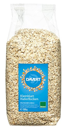 Davert Haferflocken Kleinblatt "So nah, so gut", 4er Pack (4 x 500 g) - Bio von Davert