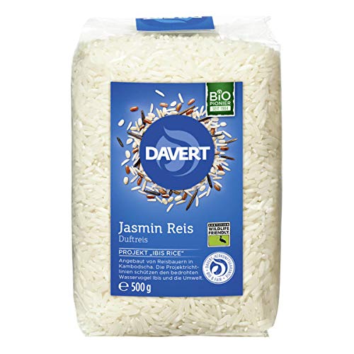 Davert - Jasmin Reis weißer Duftreis - 500 g - 8er Pack von Davert