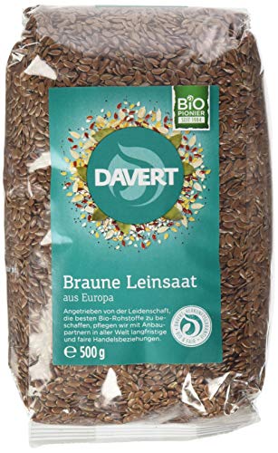 Davert Leinsamen, 4er Pack (4 x 500 g) von Davert