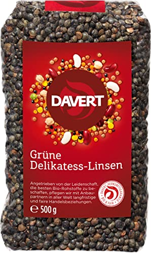 Davert Bio Grüne Delikatess-Linsen (6 x 500 gr) von Davert