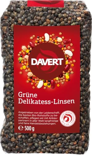 Grüne Delikatess-Linsen 6 x 500 gr von Davert