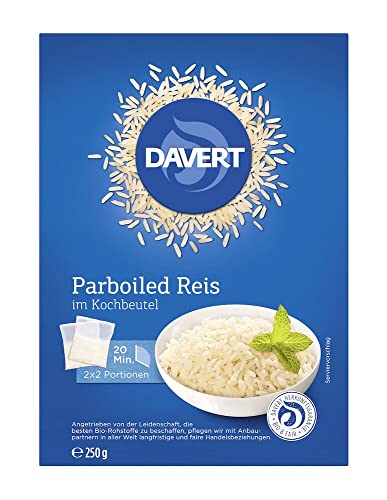Davert Bio Parboiled Reis im Kochbeutel (2 x 250 gr) von Davert