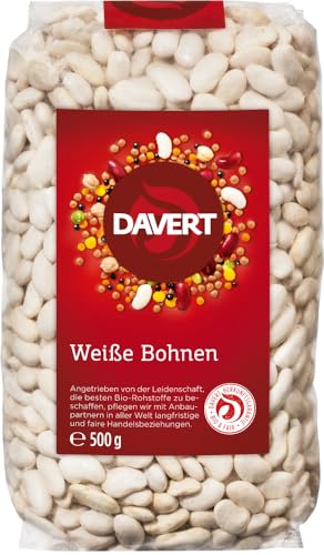 Davert Bio Weiße Bohnen (6 x 500 gr) von Davert