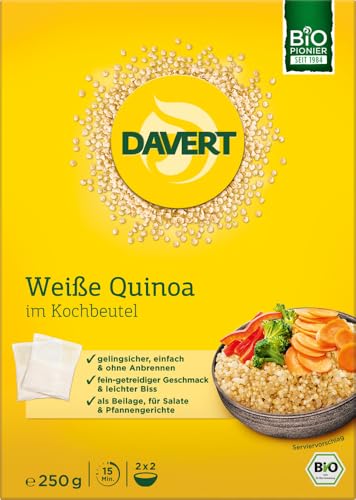 Davert Bio Weißer Quinoa im Kochbeutel (2 x 250 gr) von Davert