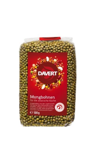 Davert Mungbohnen, 2er Pack (2 x 500 g) - Bio von Davert