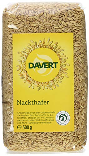 Davert Nackthafer, 4er Pack (4 x 500 g) - Bio von Davert