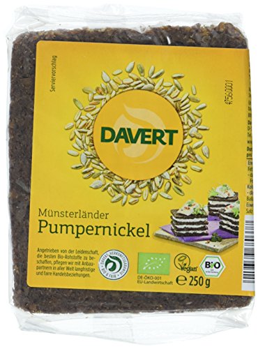 Davert Pumpernickel, 6er Pack (6x 250 g) - Bio von Davert