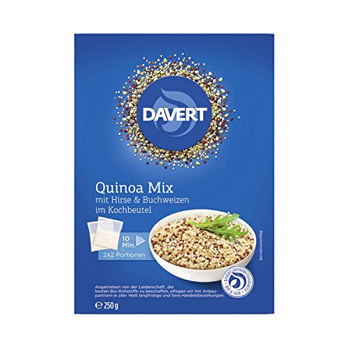 Davert Quinoa Mix Hirse-Buchweizen Kochbeutel (1 x 250 g) von Davert