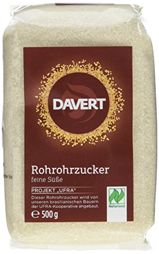 Davert Rohrohrzucker, 4er Pack (4 x 500 g) - Bio von Davert