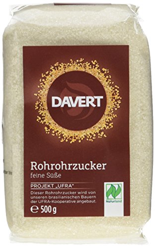 Davert Rohrohrzucker, 4er Pack (4 x 500 g) - Bio von Davert