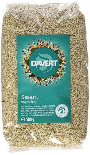 Davert Sesam ungeschält 4er Pack (4 x 500 g) - Bio von Davert