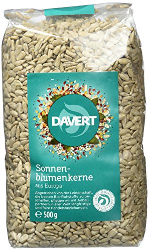 Davert Sonnenblumenkerne Europa, Bio, 4er Pack (4 x 500 g) von Davert