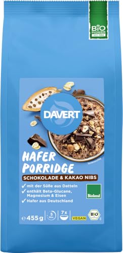 Davert XL Porridge Schoko KakaoNib Bioland (6 x 455 gr) von Davert