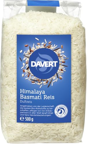 Himalaya Basmati Reis weiß 500g 2 x 500 gr von Davert