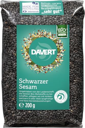 Schwarzer Sesam 18 x 200 gr Schwarzer Sesam 18 x 200 gr von Davert