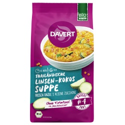 Thailändische Linsen-Kokos-Suppe von Davert