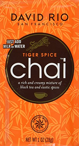 David Rio Chai Tiger Spice, Display mit12 Tassenportionen 336g (12 x 28g) von David Rio