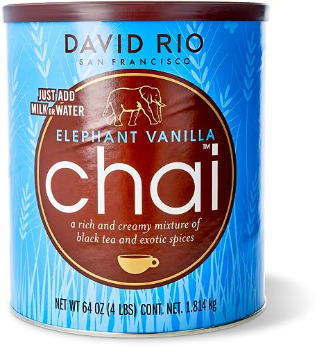 David Rio Chai Elephant Vanilla aus San Francisco, Pappwickeldose (1 x 1814 g) von David Rio