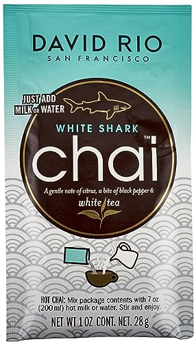 David Rio Chai White Shark, Display mit 12 Tassenportionen, 336g (12 x 28g) von David Rio