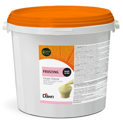 Dawn Foods Frischkäse-Zuckerguss, herrlich und flauschig mit süßem Käsegeschmack, gebrauchsfertig für Kuchen - 6kg von Dawn Foods