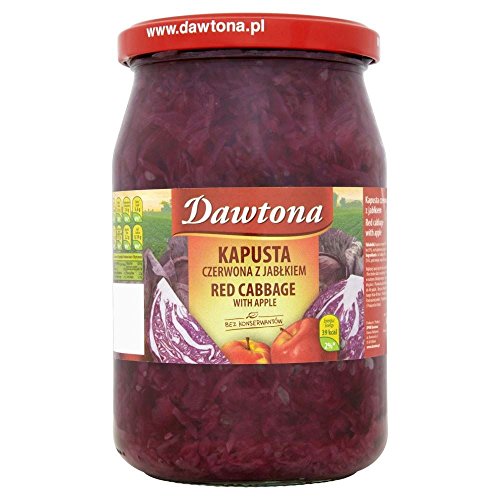 Dawtona Apfelrotkohl - Kapusta Czerwona z Jablkiem (680g) - Packung mit 2 von Dawtona