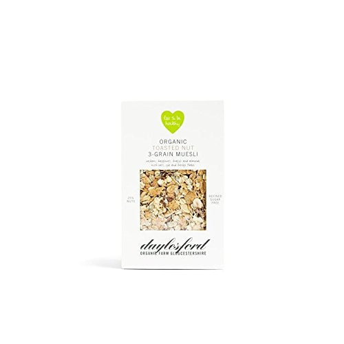 Daylesford Organische Toasted Nuss 3-Korn Müsli 450G (Packung mit 2) von Daylesford