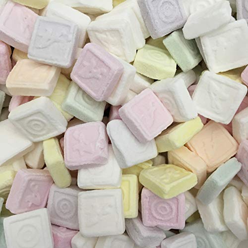 Farbige Anicette-Tabletten – Nettogewicht 1 kg – die mythischen Zuckertabs von einmal (bunte Anicette) von De Antoni