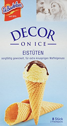 DeBeukelaer Decor On Ice Gewickelte Eistüten, 112 g von De Beukelaer