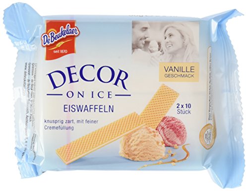 DeBeukelaer Decor On Ice Premium-Waffeln, 54er Pack (54 x 50 g) von De Beukelaer