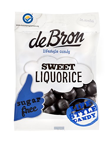De Bron Sugar Free Sweet Liquorice (Pack of 6) von De Bron