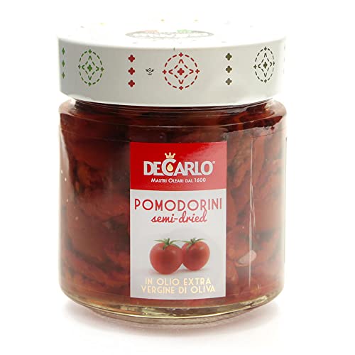 De Carlo Pomodori semisecchi sott'olio - Halbgetrocknete Tomaten in Öl - 190g von De Carlo