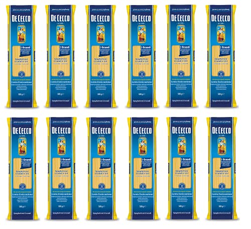 12x De Cecco Spaghettoni Grandi n°414 Italienische Pasta Teigwaren aus Hartweizengrieß 500g 12x De Cecco Spaghettoni Grandi n°414 Italienische Pasta Teigwaren aus Hartweizengrieß 500g von De Cecco
