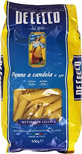 10x De Cecco Pasta 100% Italienisch Farfalline n° 95 kurze Pasta 500g von De Cecco