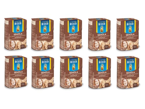 10x De Cecco Semola di Grano Duro Integrale Vollkorn Hartweizengrieß 1Kg ideal für Pasta und Brot 10x De Cecco Semola di Grano Duro Integrale Vollkorn Hartweizengrieß 1Kg ideal für Pasta und Brot von De Cecco