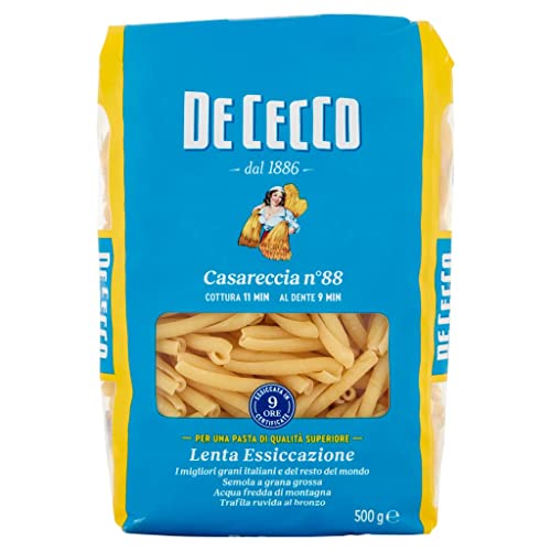 10x Pasta De Cecco 100% Italienisch Casareccia n. 88 Nudeln 500g von De Cecco